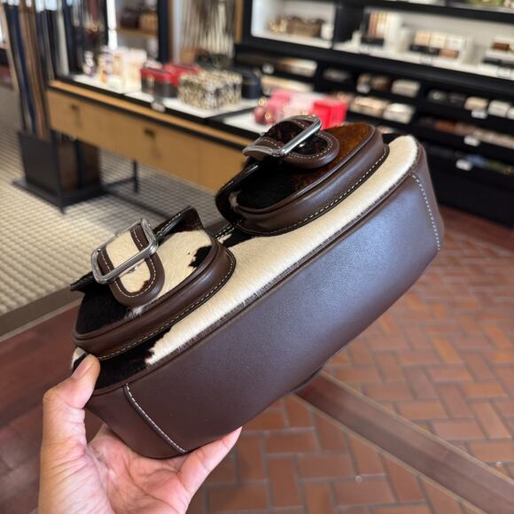 Coach Ashton Bag With Cow Print CCC83 cow printed haircalf/Sv/Cow Multi - Picture 4 of 14